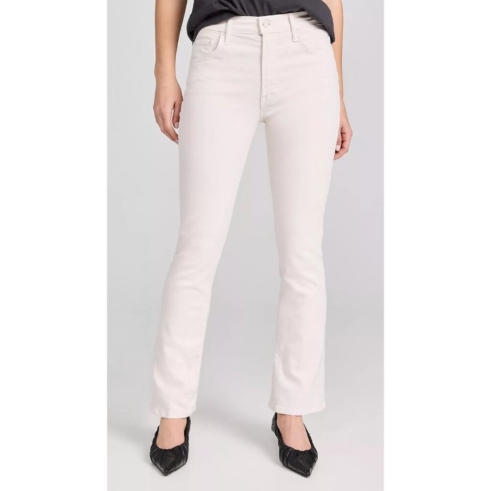 MOTHER Denim The Insider Flood Play Date Jeans in Crystal Gray Size 29 Casual